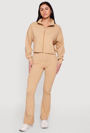 Drop Waist Boot Cut Active Pants