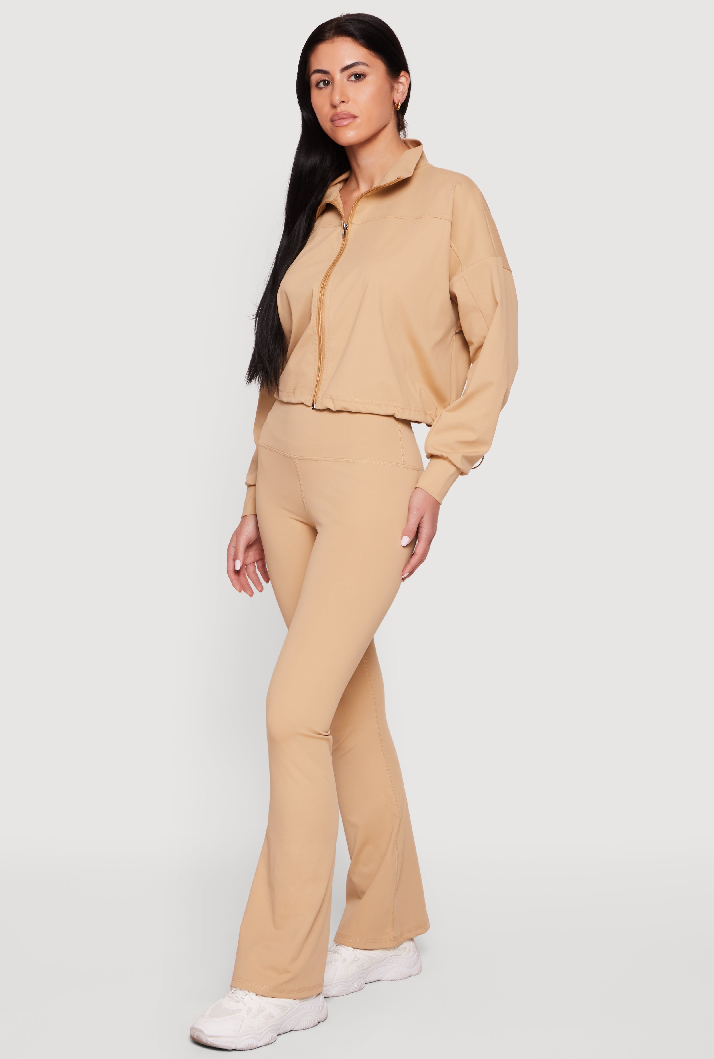 Drop Waist Boot Cut Active Pants - Image 2